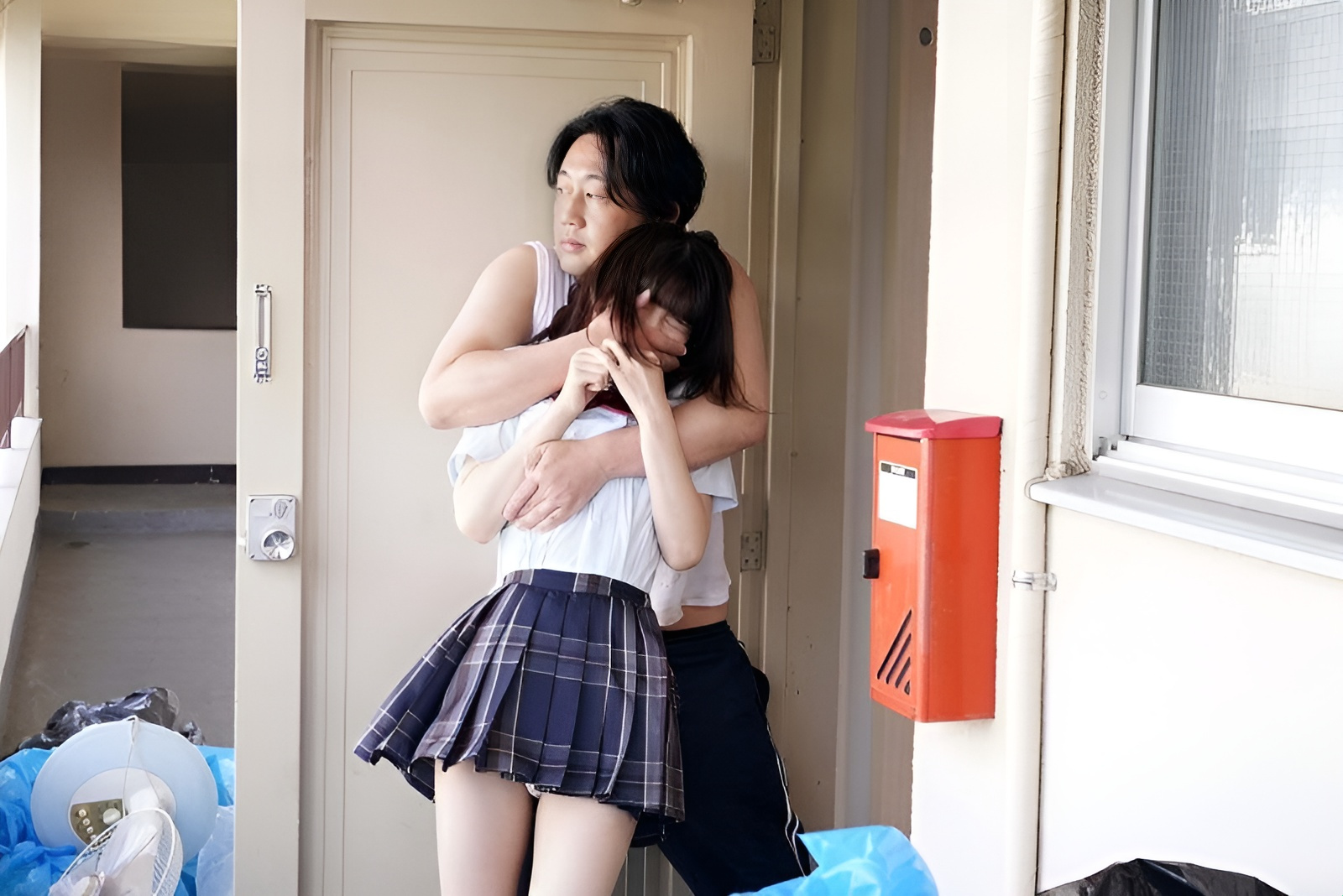 CAWD-518 Dirty Neighbor and Unlucky Schoolgirl