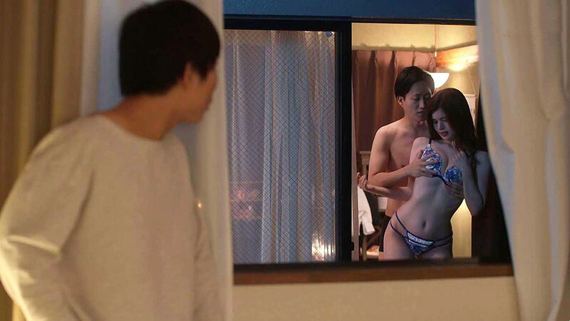 A happy ending for the young man who spies on his neighbor every night to have sex